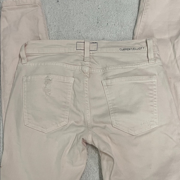 Current/Elliott Women's Skinny Jeans in Light Pink - Picture 7 of 7